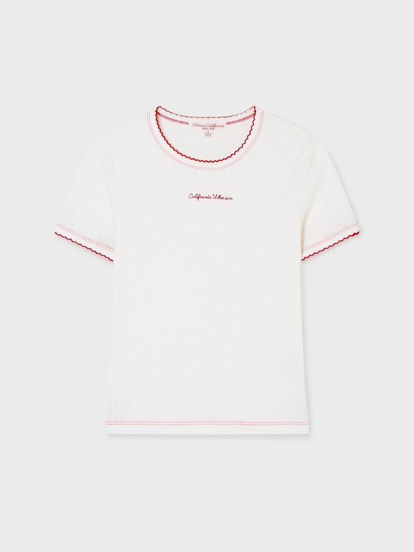 Feminine Picot T-shirt