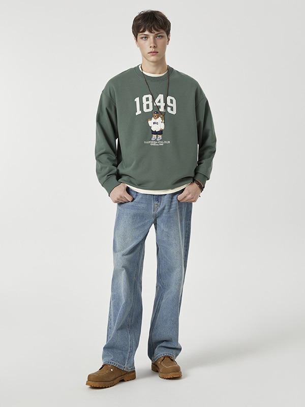 WHOAU Áo nỉ Steve Patch Sweatshirt_WHMWG2222U