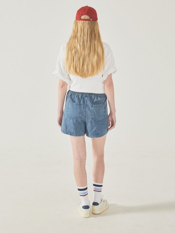 Steve Denim Set-up Shorts (F)_WHTJF2555F