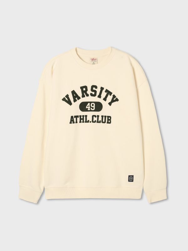 WWHOAU Áo nỉ unisex Varsity Lettering Sweatshirt_WHMWF4901U