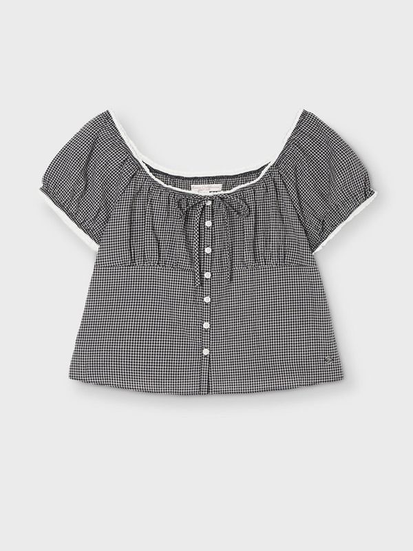 Check Patterend Blouse