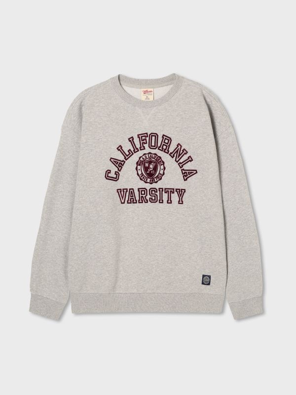 WWHOAU Áo nỉ unisex Varsity Lettering Sweatshirt_WHMWF4901U