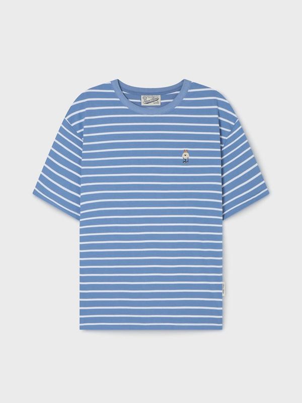 WHOAU Áo thun Steve Stripe Short Sleeve T-shirt_WHRSG2321U