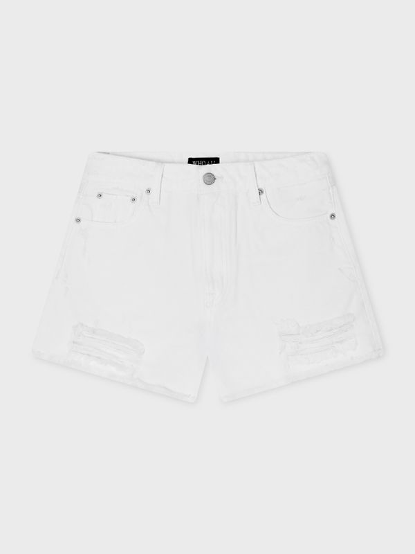 Destroyed Denim Shorts