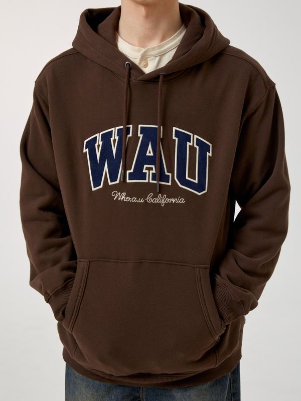 WHOAU Áo khoác Corduroy Big Patch Hoodie(Brushed)_WHMHF4T22U