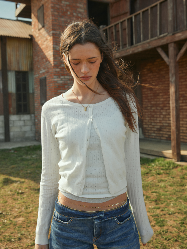 Punching Skashi Cardigan (Set-up)