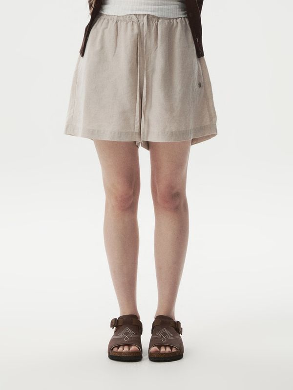 WHOAU Quần nữ Linen Shorts (F)_WHTHG2533F