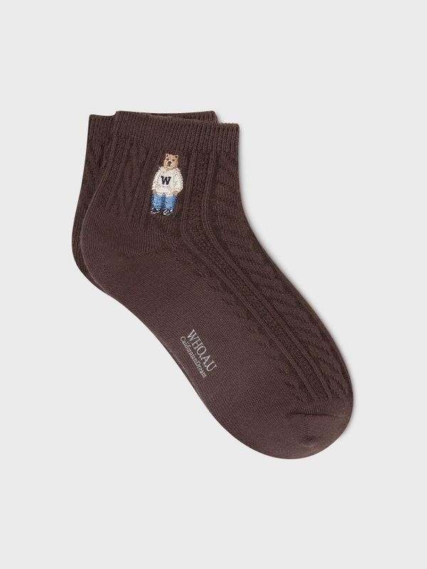WHOAU Set vớ [3PACK]Steve Ankle Socks_WHAYG1112A