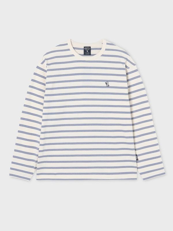 WHOAU Áo thun tay dài Stripe Long Sleeve T-shirt_WHLSG2321U