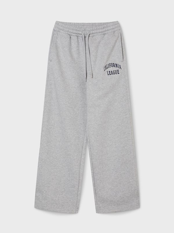 WHOAU Quần dài Unisex Signature Patch Wide Pants_WHTMG1111U