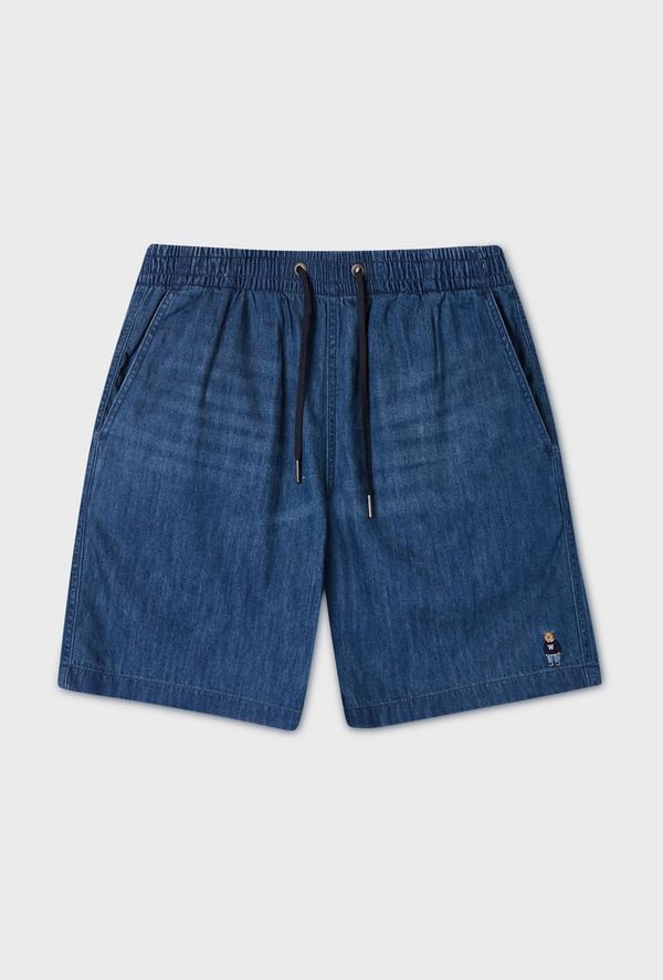 WHOAU Quần Steve Denim Shorts (M)_WHTJG2532M