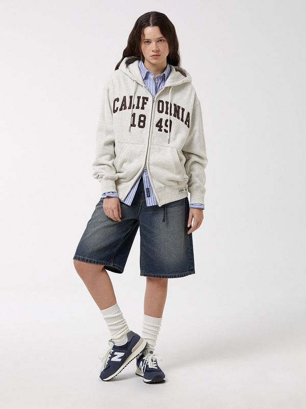 Signature Patch Hood Zip-up(Brushed)_WHMZF4911U