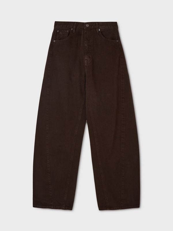WHOAU Quần nữ Barrel Fit Cotton Twill Pants (F)_WHTAGB831F