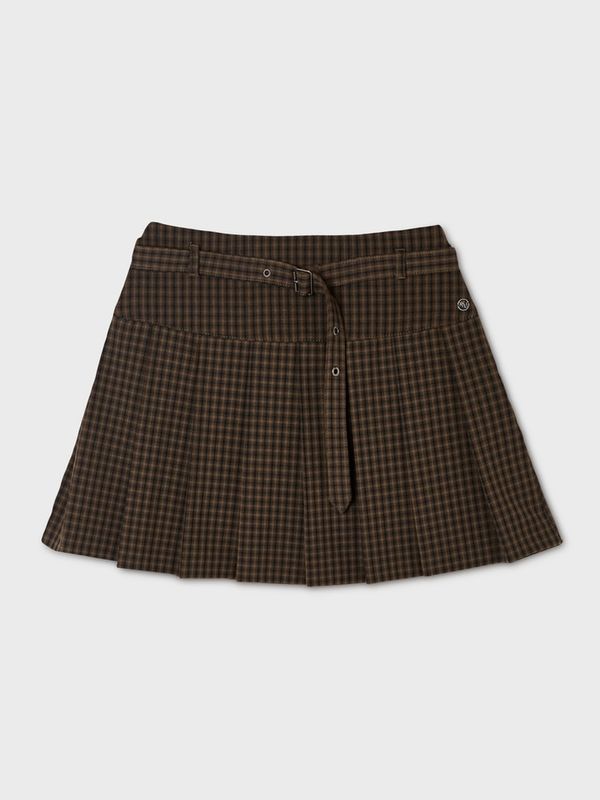 WHOAU Chân váy Short Pleats Skirt_WHWHGB821F