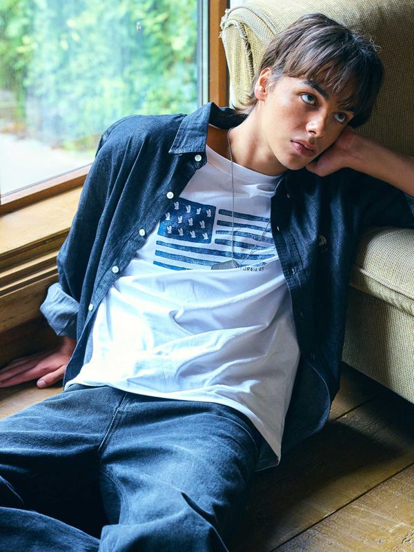 American Flag Printing T-shirt_WHRPF4806U