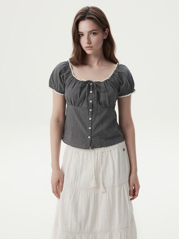 Check Patterend Blouse_WHBLG2531F