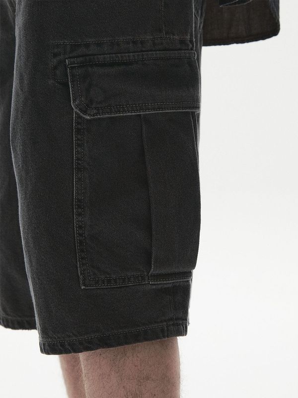 Bermuda Cargo Denim Shorts(U)