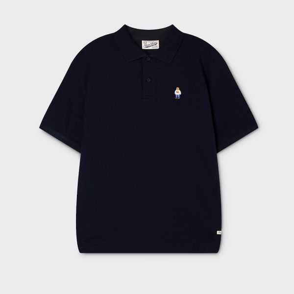 WHOAU Áo thun Steve Collar T-Shirt_WHHAG2411U