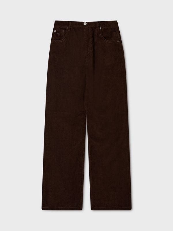 WHOAU Quần dài nữ Corduroy Wide Pants (F)_ WHTAGBT21F