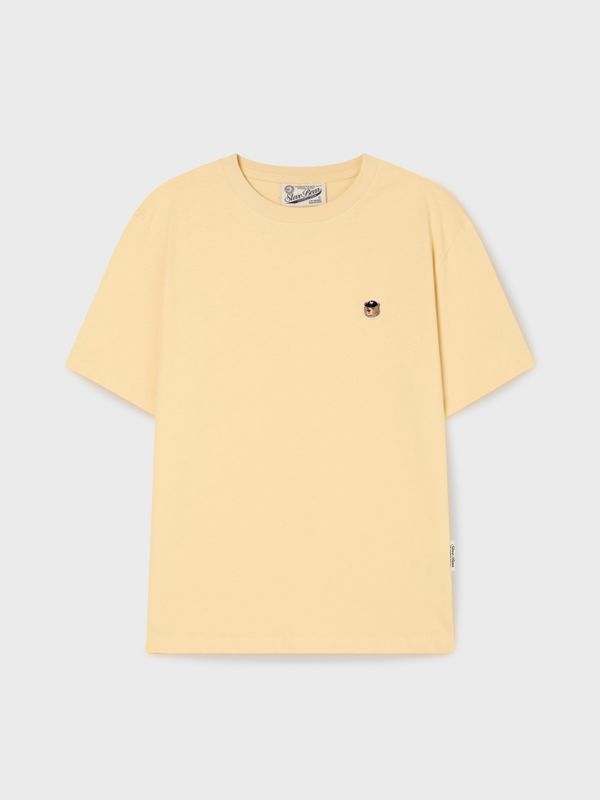 WHOAU Áo thun UNISEX Steve Head Patch T-shirt(Comfort Fit)_WHRAG2321U