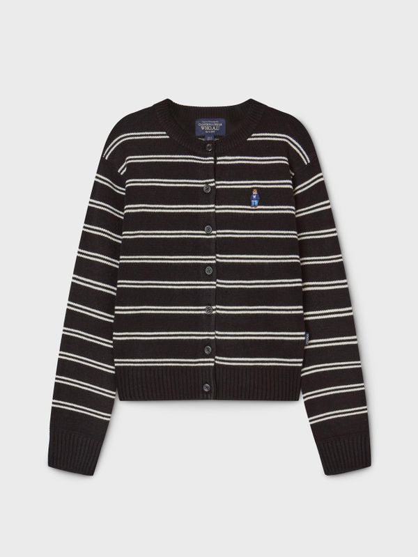 WHOAU Áo len nữ Steve R-neck Cardigan_WHCKG1111F