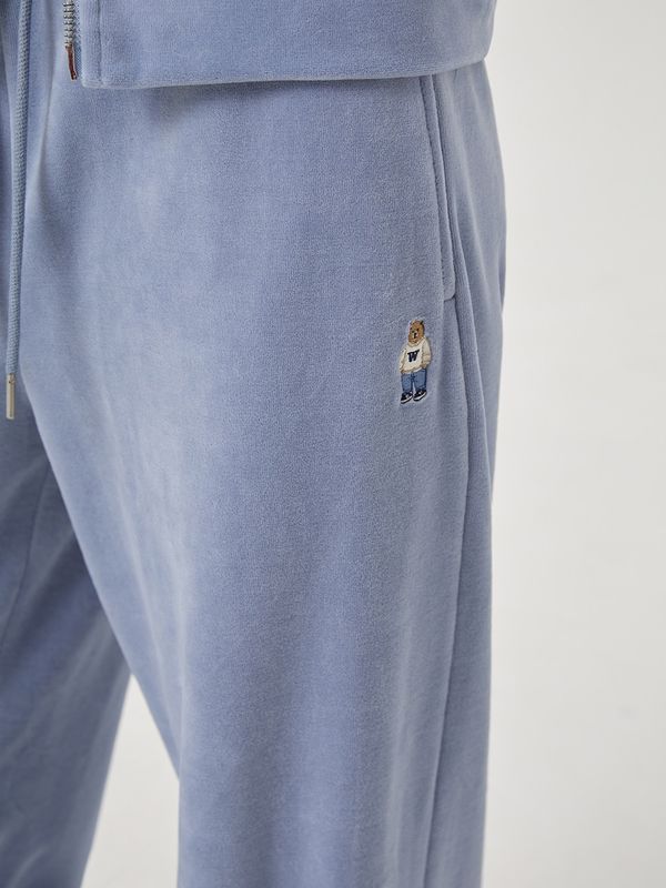 Steve Velour Wide Pants[B]_WHTMF4V51F