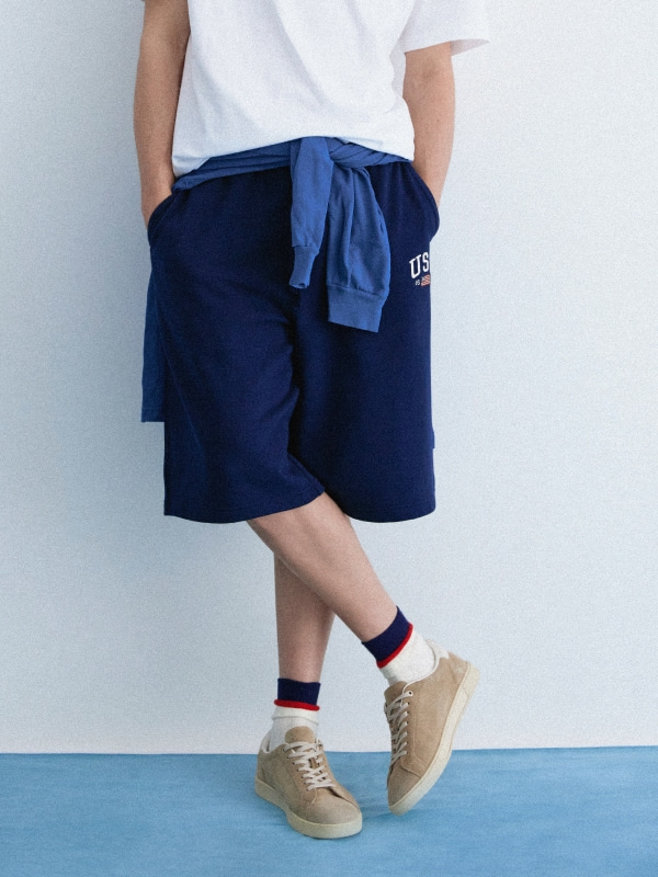 WHOAU Quần ngắn Unisex Bermuda Half Pants_WHTMG2461U-1779077536