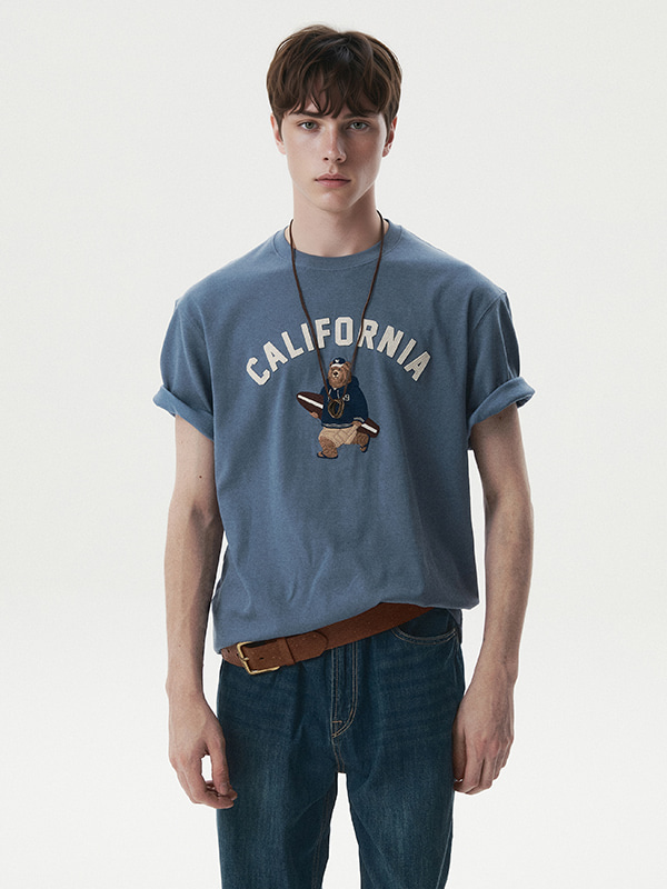 WHOAU Áo thun UNISEX Steve Patch T-shirt_WHRAG2421U