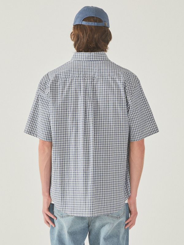 Short Sleeve Check Shirts_WHYWF2513U