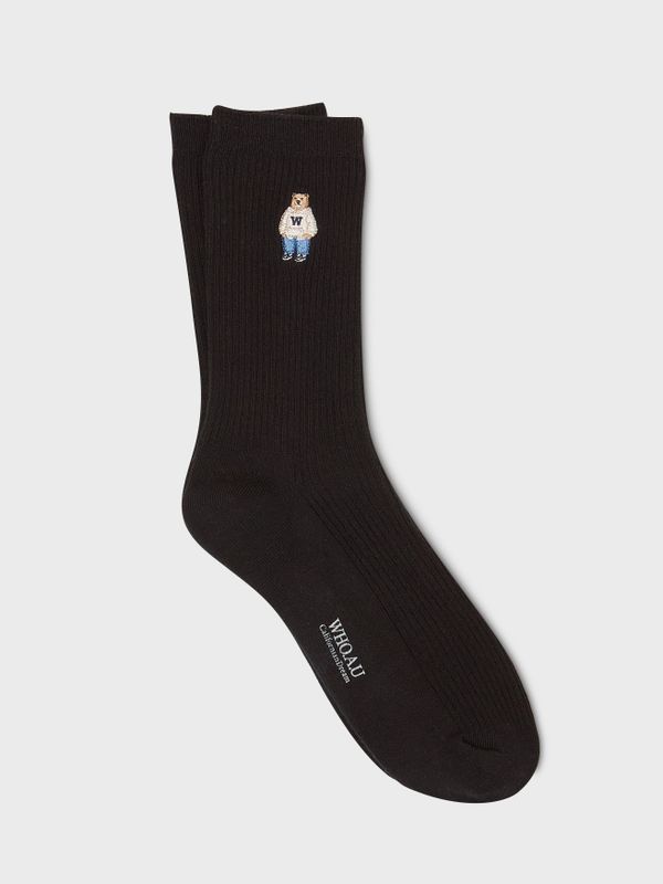 WHOAU Vớ thêu Steve Embroidery Socks_WHAYG1111A