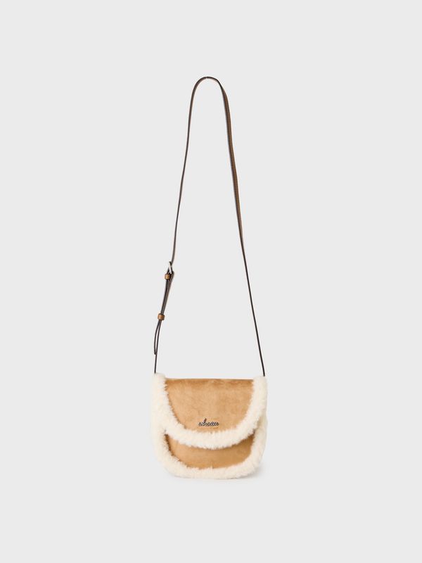 WHOAU Túi xách Shearling Flap Cross Bag_WHBGGBV21A