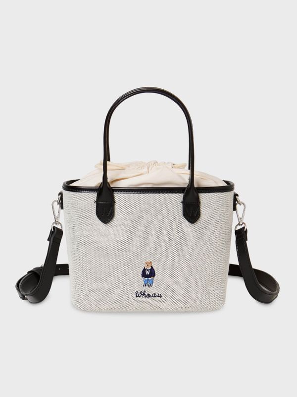 WHOAU Túi xách nữ Steve Canvas Tote Bag_WHBGG2224A