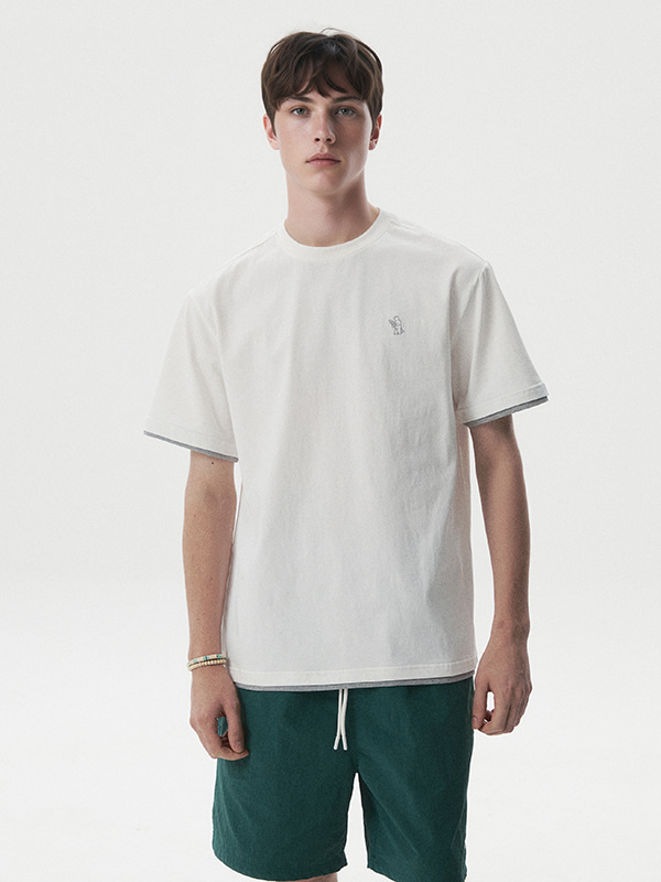 Layered Short Sleeve T-shirt