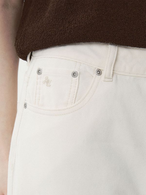 WHOAU Quần nữ Wide Colored Denim(F)