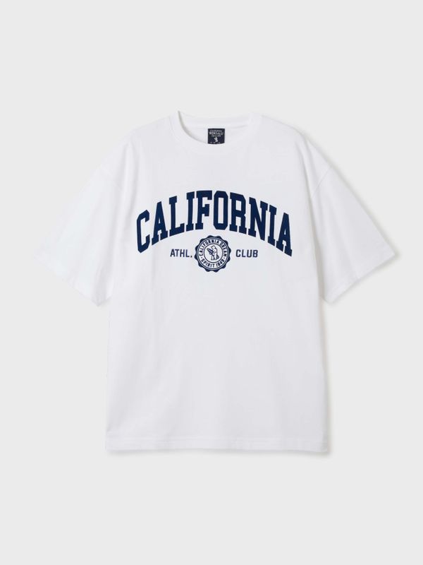 California Letter Short Sleeve T-shirt_WHRAF2321U