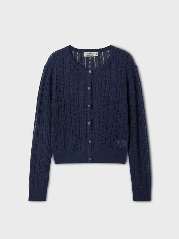 Croche Long Sleeve Cardigan_WHCKF3533F
