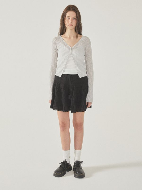 Short Tiered Skirt_WHWHF2535F