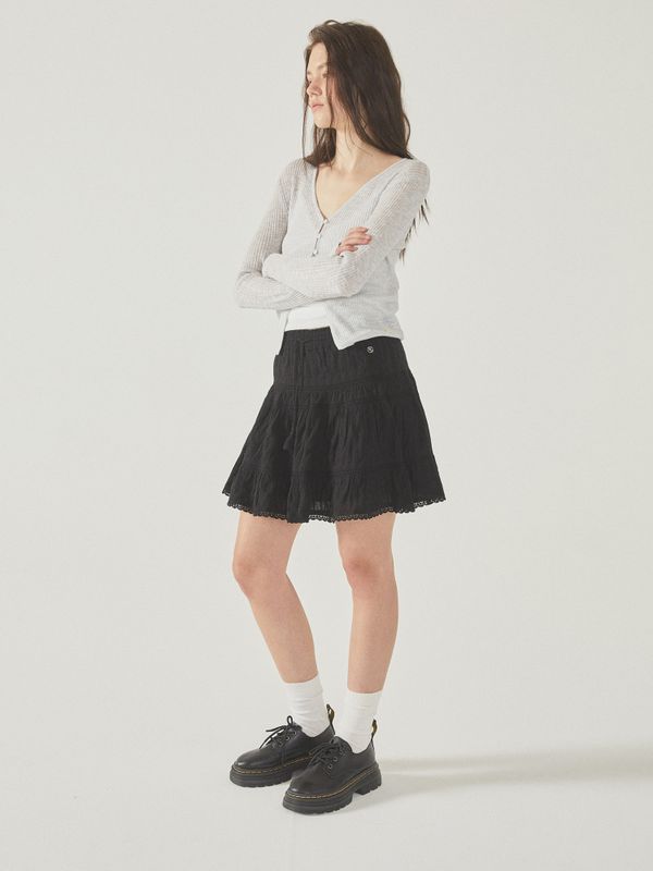 Short Tiered Skirt_WHWHF2535F