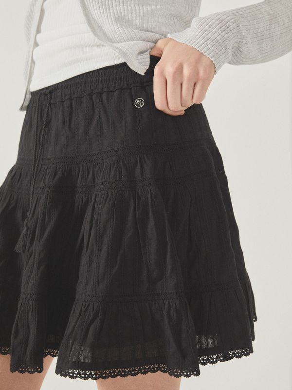 Short Tiered Skirt_WHWHF2535F