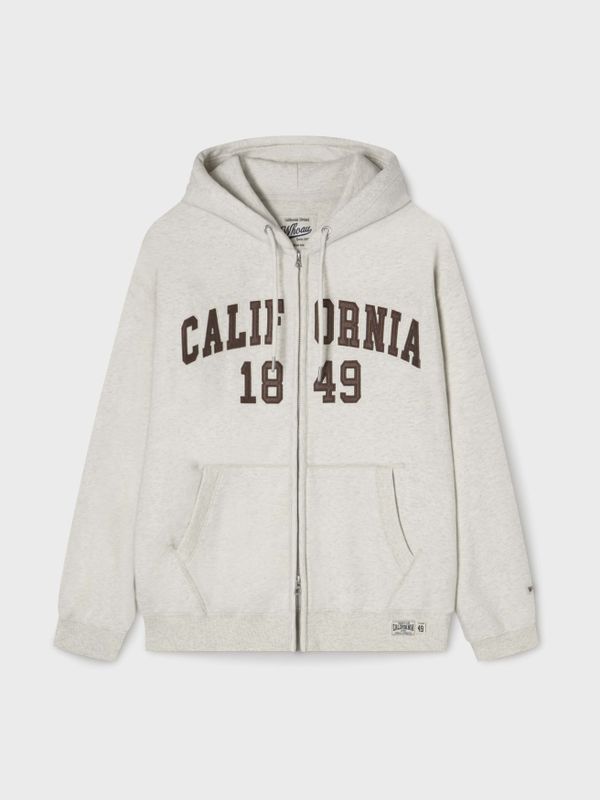 Signature Patch Hood Zip-up(Brushed)_WHMZF4911U