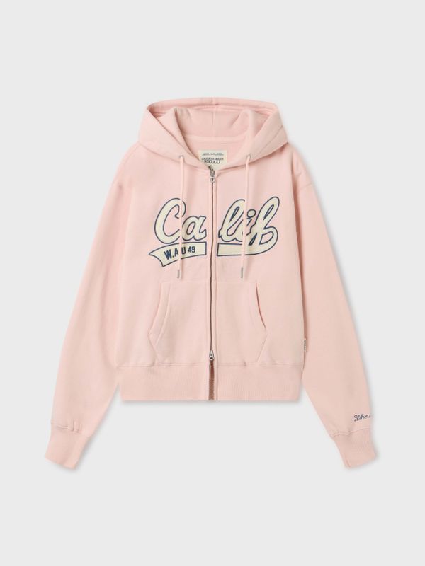 Patch Crop Hood Zip-up (Brushed)_WHMZF4911F