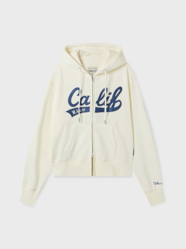 Patch Crop Hood Zip-up (Brushed)_WHMZF4911F