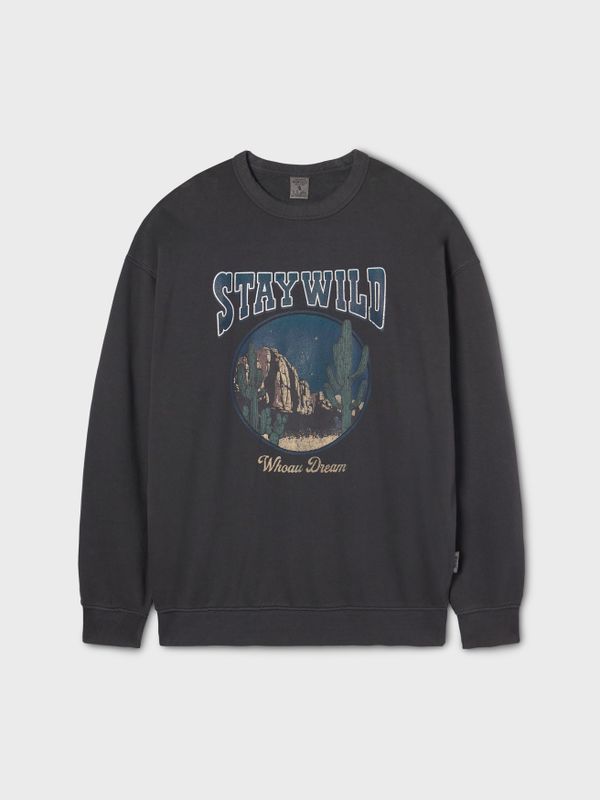 Stay Wild Dyed Sweatshirt