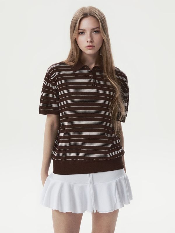 WHOAU Áo thun nữ Multi-Collar Pullover_WHKAG2522F