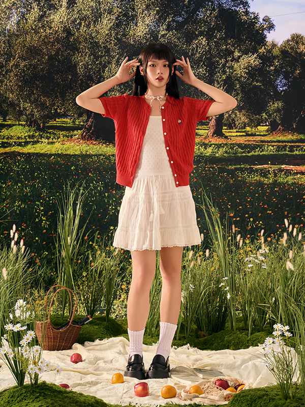 Short Tiered Skirt_WHWHF2535F