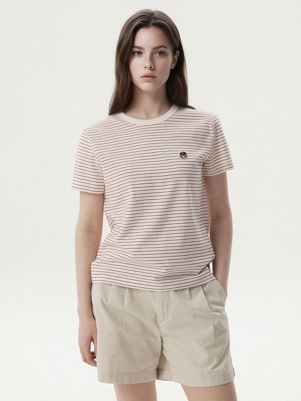 WHOAU Áo thun nữ Steve Multi Stripe T-shirt(F)_WHRSG2531F