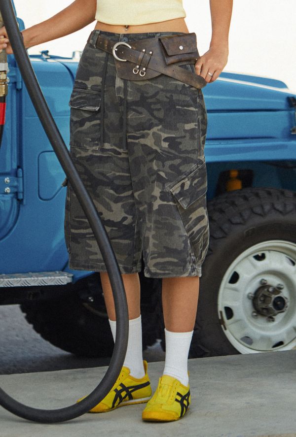 Camouflage Bermuda Pants(F)