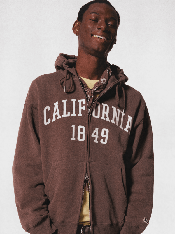 Signature Patch Hood Zip-up(Brushed)