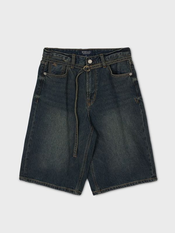 WHOAU Quần nữ Meichan Bermuda Denim Pants (F)_WHTJG2442F