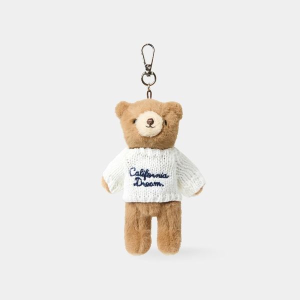 Móc khóa phụ kiện quà tặng Steve Fluffy Bear Keyring_WHAWF4921A